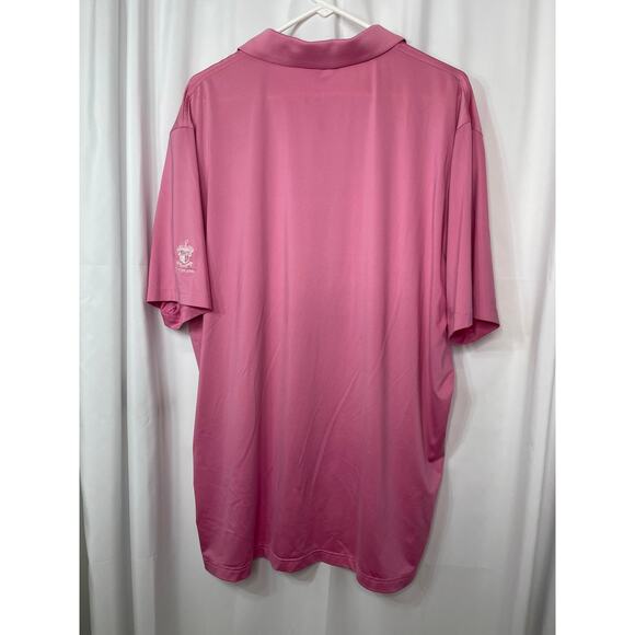 Peter Millar polo golf shirt SUMMER COMFORT men's extra large XL pink RICHLAND - Picture 4 of 16